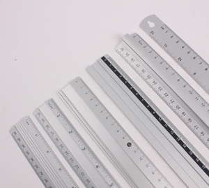 Chất Lượng Cao Cấp Biểu Tượng Tùy Chỉnh Bán Buôn 15/20/30Cm Nhôm Cai Trị Cho Các Trường Học Văn Phòng Phẩm Nguồn Cung Cấp Trẻ Em 1PC Cai Trị - Product Image 4