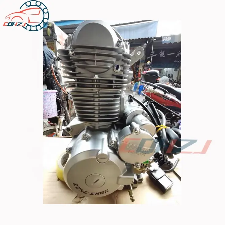 CQHZJ Wholesale Motorcycle Engine Assembly 250cc Engine Off Road Power Water Cooled Zongshen CB250D-G 4 Stroke Engine