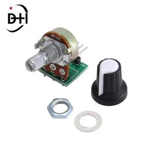 10K resistance <strong>potentiometer</strong> module adjustable resistance single-turn adjustable analog output 0-5V voltage