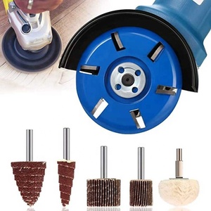Altı diş güç ahşap oyma disk aracı ark dişleri freze kesicisi, parlatma tekerleği aşındırıcı döner zımpara zımpara taşlama ve Po - Product Image 5