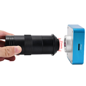 Real Photo 8X-130X Magnification Adjustable 130X <strong>C</strong> <strong>Mount</strong> Lens for Monocular Microscope - Product Image 2