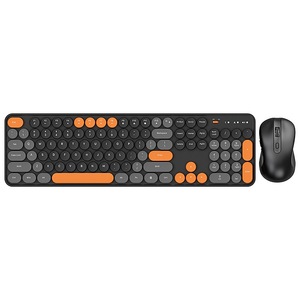 Teclado Ratón Combinación Office Keyboard Wireless Cute Rainbow Keyboard Mouse - Product Image 5