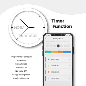 MOES Tuya Smart Wifi Thermostat-Heizkörper ventil TRV Programmier bare App Remote-Temperatur regler Unterstützung Alexa Google Home - Product Image 5