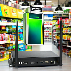 Best Seller lettore di segnaletica pubblicitaria Android alimentato da RK3566 SOC funzione di acquisizione interfaccia di Input DC HD per la maggior parte dei display HD MI CEC - Product Image 2