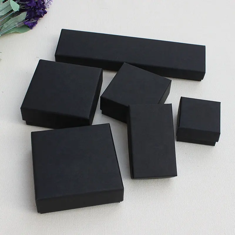 Magnetic Packaging Box Custom Logo Ring Necklace Earrings Cardboard Paper Gift Jewelry Box Jewelry Packaging Box Luxury