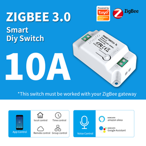 SIXWGH Tuya Zigbee Modulo Switch Intelligente Casa Intelligente Interruttore Chiaro di Automazione di Vita Intelligente app Timer Funzione di Supporto Google Casa Alexa - Product Image 2