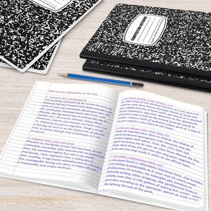Wholesale School Supplies Multiplecolor <strong>Notebook</strong> B5 Pattern Horizontal <strong>Stripe</strong> Inner Page <strong>Notebook</strong> Seam <strong>Binding</strong> Diary <strong>Notebook</strong> - Product Image 5