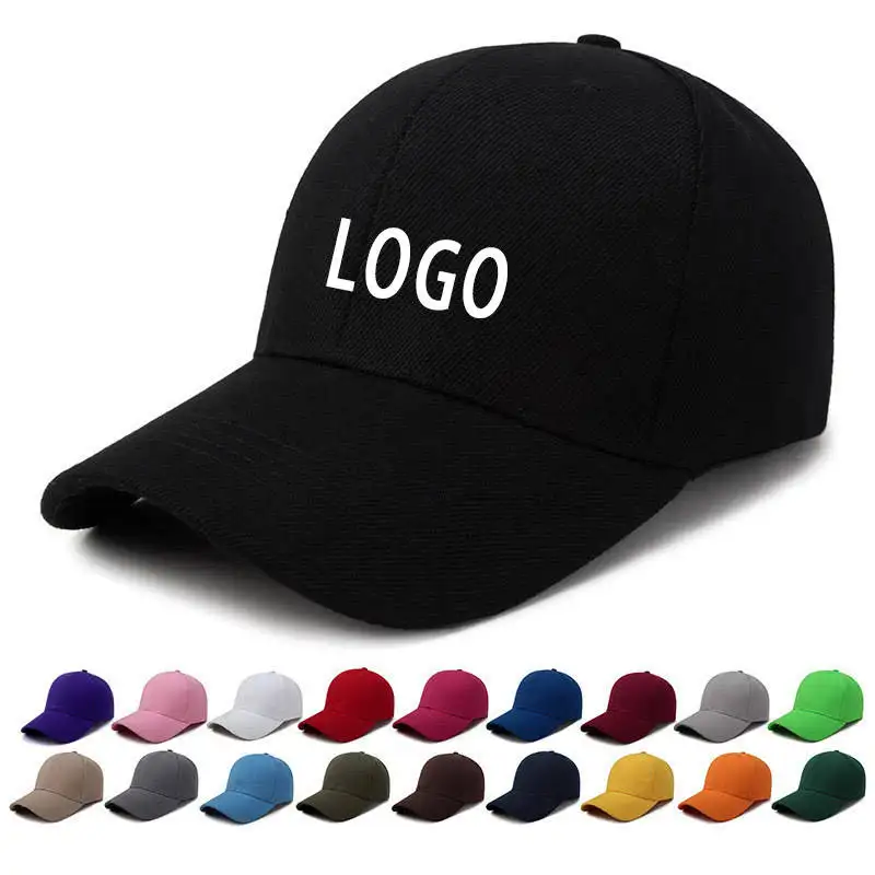 قبعات البيسبول المخصصة مخصص التطريز شعار جاهزة للجنسين البيسبول قبعة رياضية القبعات
