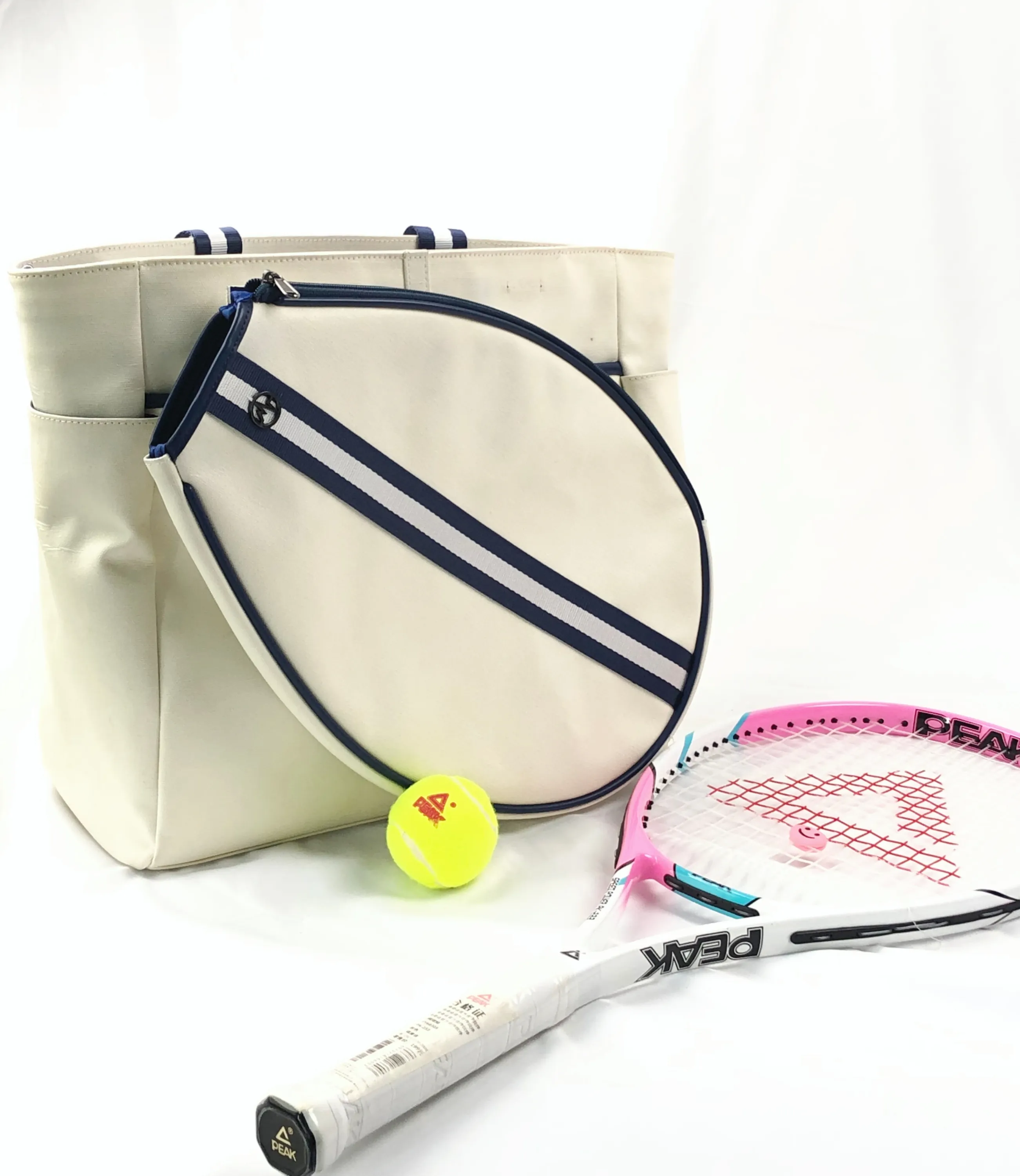 Vendita calda borse con Logo personalizzato Tote Tennis sottaceto a sfera racchetta da Tennis Tote Bag Sport