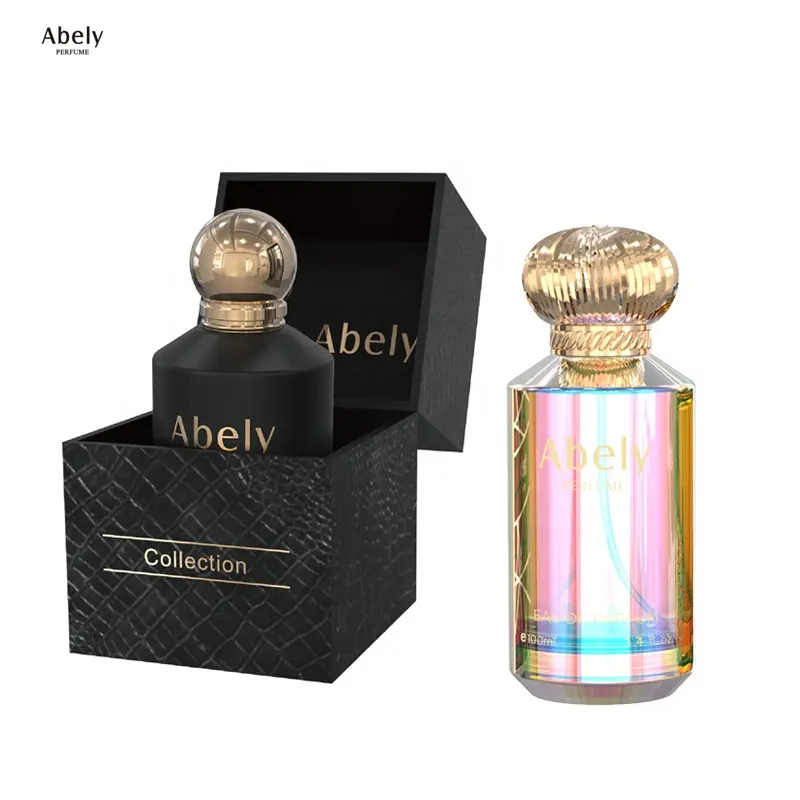 Factory Design Cylindrical Fragrance Bottle 50m 100ml Custom Color Parfum Empty Spray Perfume Glass Bottle Botol Round Luxury
