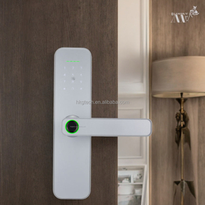 F005 Smart Door Lock <strong>With</strong> Visible Screen Tuya Wi-Fi Video <strong>Intercom</strong> Card <strong>Code</strong> Fingerprint Recognition in Multiple Languages - Product Image 2