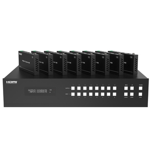 8x8 4K UHD 18Gbps <strong>HDMI</strong> and HDBaseT <strong>Matrix</strong> Switch with Bi-directional IR/Advance EDID and Downscaling - Product Image 1