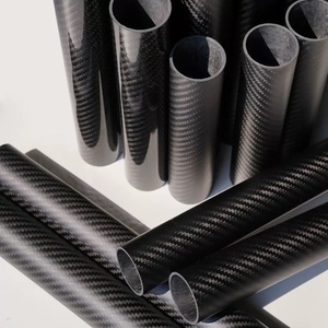 High <strong>Modulus</strong> 3k Carbon Fiber Round Tube Light-Weight Glossy Twill Pattern with Matte Finish High Strength for Sports Equipment - Product Image 6