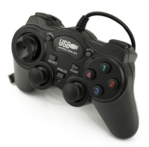 HiCyber 850 <strong>USB</strong> Wired Gamepad for PC Black with Vibrate Joystick &amp; <strong>Game</strong> <strong>Controller</strong> - Product Image 2