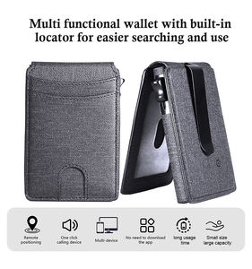 Ví đựng thẻ tín dụng nhỏ gọn, có logo tùy chỉnh, chất liệu da và nhôm, tích hợp chức năng chống RFID, dành cho nam giới - Product Image 2