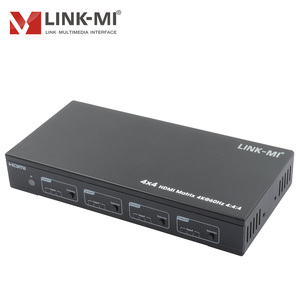 4x4 HDMI Matrix-Unterstützung 4 K60Hz, HDR10, 18 Gbit/s Video CCTV Matrix Switcher Unterstützt RS232/IP/Web GUI Control 4 in 4 Out