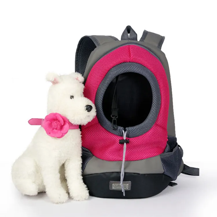 2021 pet bag for male and female dogs and cats breathable backpack muti-colors traveling hiking dog bag