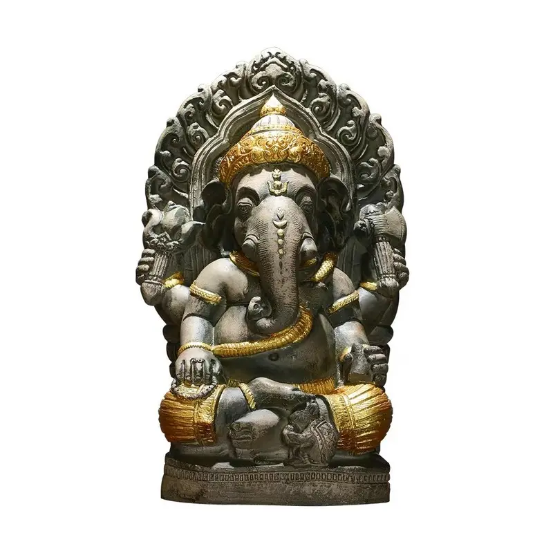 Elefante de estilo asiático, productos de decoración para el maletero, Thai, elefante, IDOL, Dios, mesa, artesanías de resina