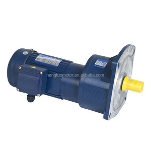 Tek üç fazlı 220v 380V 110V watt 1/2hp 1hp 2hp 3hp 4hp 5hp ac elektrik küçük sağ açılı dişli motor hız düşürücü