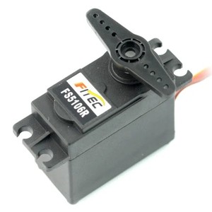 FS5106R цифровой 6 В 6 кг двигатель без сердечника аналоговый 360 градусов непрерывное вращение сервопривод пластиковый материал для 1/12 весов RC автомобилей Baja - Product Image 1