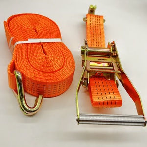 Vrachtwagenvervoer zware 2 inch laadriem với J haak ratel vastgebonden Riem - Product Image 4