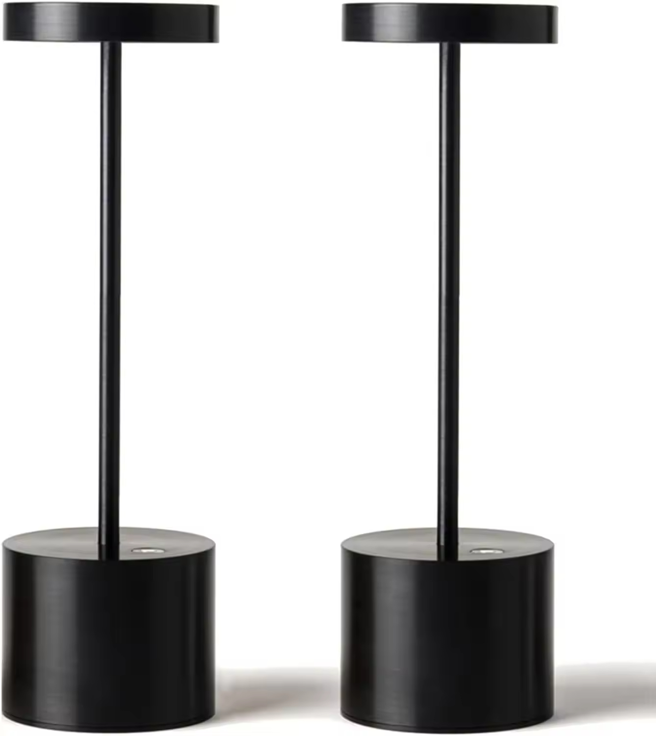Black rechargeable lamp