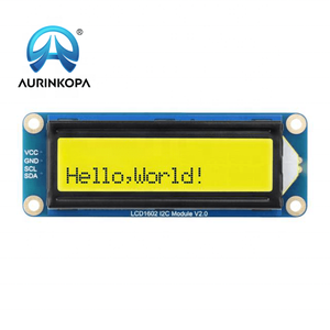 Modulo LCD1602 I2C colore verde 32 caratteri LCD 3.3V/5V Onboard AiP31068 Chip Driver LCD retroilluminazione regolabile - Product Image 2