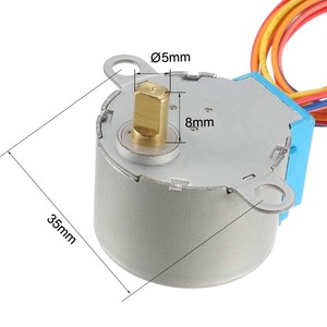 Smart Electronics 28BYJ-48 5V motore passo-passo con ingranaggio cc a 4 fasi + scheda Driver ULN2003 per Kit fai da te arduino