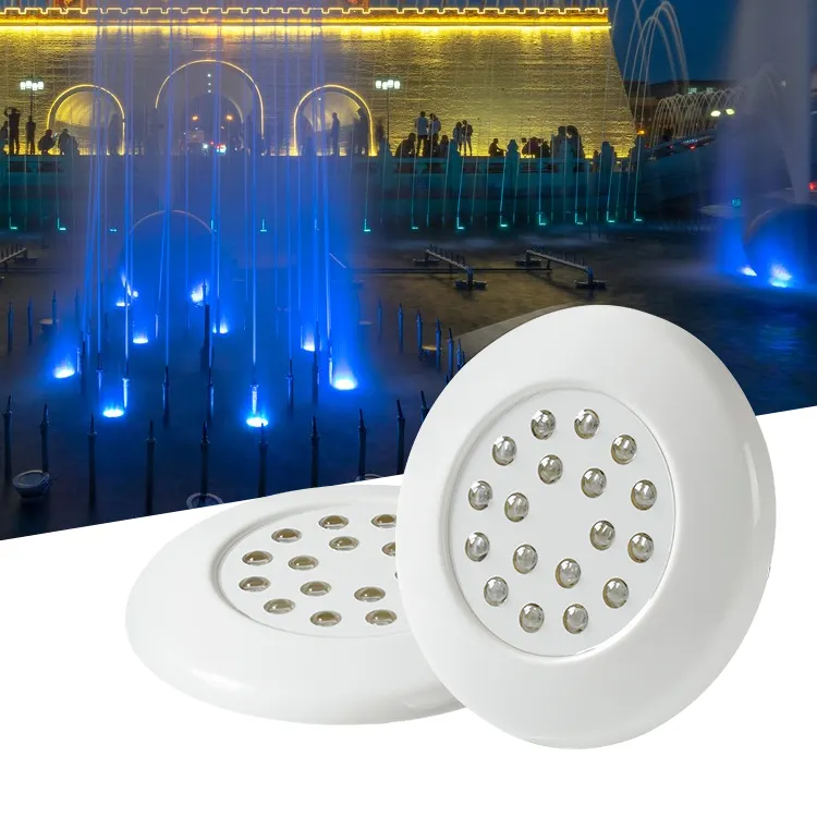 Fabriek Op Maat Smart Tuya Control Rgb Dc 12V 7W 9W Warm Wit Onderwater Vijver Onderwaterlamp Zwemmen Led Zwembad Licht