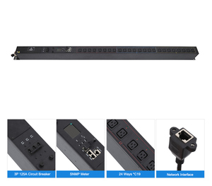 24コンセントC19ネットワークリモートコントロール管理サーバーラックPDU (サーキットブレーカー付き) - Product Image 5