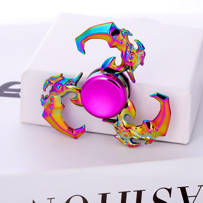 Boîte en fer colorée de la ville de Zhong Kui Xuling