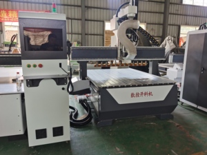 Enrutador CNC automático multifunción de 3 ejes y 4 ejes, máquina anidadora CNC para producción de muebles, enrutador CNC ATC 2024 1325 - Product Image 4