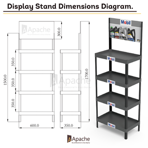 Beviis tùy chỉnh nhựa kệ trưng bày cho dầu động cơ PVC đứng hiển thị cửa hàng đứng Kệ nhựa cho cửa hàng bán lẻ cửa hàng - Product Image 2