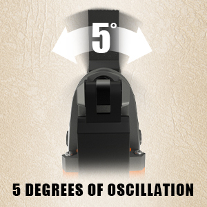 500W <strong>Oscillating</strong> Multitool Kit with 5&deg;Oscillation Angle 6 Variable Speed 31pcs Saw Accessories Auxiliary Handle and Carrying Bag - Product Image 5