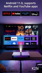 NOVOS Dados Mostrar <span class=keywords><strong>Mini</strong></span> Projetor Móvel Android TV <span class=keywords><strong>Mini</strong></span> 4k Inteligente Portátil Portil Vídeo LED LCD Projetor