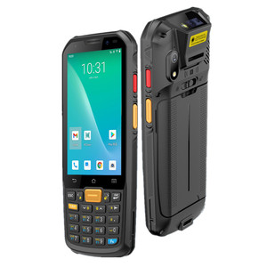 FYJ F9824L Cheap Android 11 Wireless Wi-Fi 4G Warehouse Delivery Retail Inventory Rugged PDA Barcode Scanner <strong>with</strong> <strong>Keyboard</strong> - Product Image 1