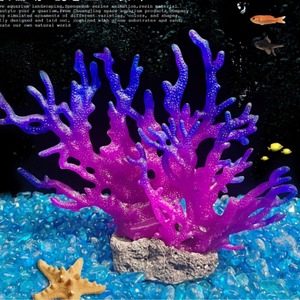 New Style Sea View Iron Branch Fish Tank Landscaping Coral Rockery <strong>Shell</strong> Simulation Custom Volume for Water Tank Decorations - Product Image 5
