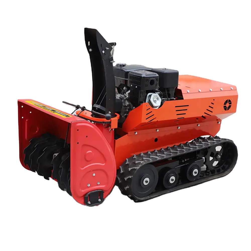 Frete grátis snow blower mini trator fã único cilindro europeu snow blower gás snow blower