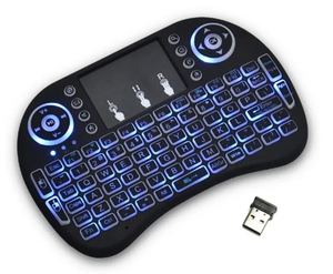Touchpad Teclado Recarregável Barato 2.4G Air Mouse Mini Teclado para Windows IOS Android