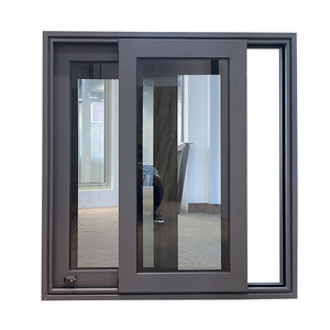 Aluminium Glass Sliding <strong>windows</strong> <strong>with</strong> Inserted Blinds <strong>Built</strong>-in Shutter Privacy Design - Product Image 3