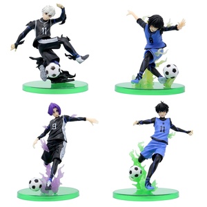Anime mavi cezaevi Jie Shiyi arı Le futbol oyuncu PVC el yapımı modeli geri Fu Cheng Shilang Ling Wang - Product Image 5
