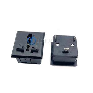 Multi <strong>functional</strong> <strong>socket</strong> AC-012 power <strong>socket</strong> card embedded three hole power <strong>socket</strong> with safety valve - Product Image 5