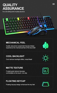 Newest TF230 Gaming Backlit <strong>Keyboard</strong> Mouse Combos Ergonomic Mute Wireless Mini Multimedia Full-<strong>size</strong> <strong>Keyboard</strong> Mouse Combos - Product Image 6