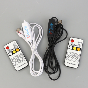 DC 5V LED Dimmer 2m USB kablosu anahtarı dim uzaktan kumanda 3Pin uzatma tel tek 3 renkler CCT LED ışık kapalı kullanım için - Product Image 3