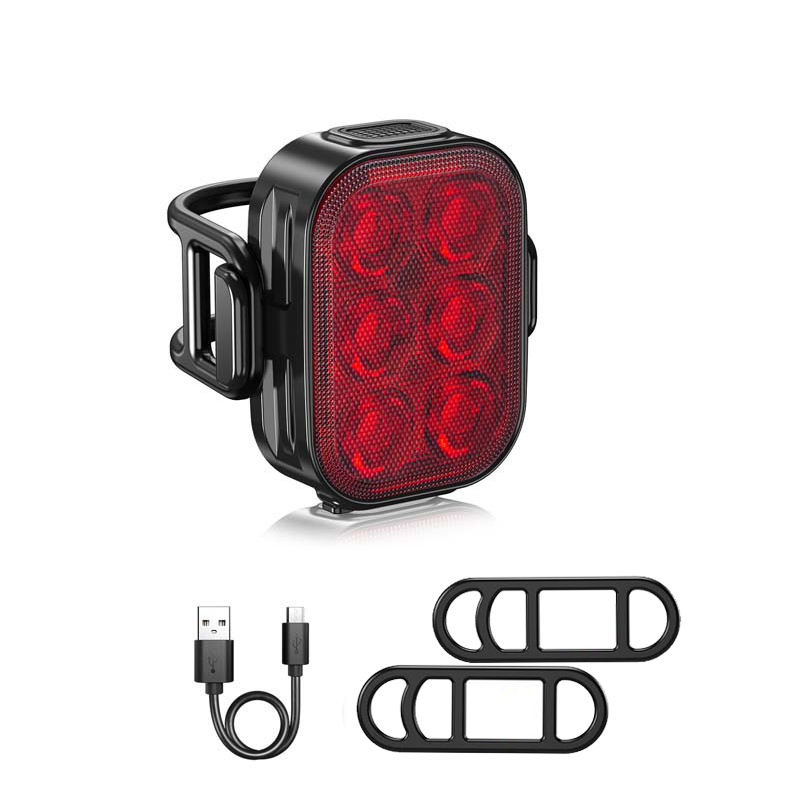 Feu arrière (lumière rouge, 6 modes)