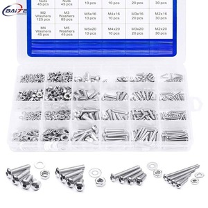 570 pcs thép không gỉ Phillips vít đặt vòng đầu dovetail bu lông trong hộp - Product Image 3