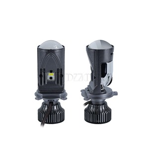 GOODZOOM Mini Bi led projektör Lens H4 lamba Led far ampulü Bi LED projektör farlar araba ampulleri kamyon 24 volt - Product Image 1