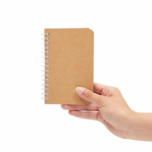 Stampa personalizzata A6 rilegatura a spirale taccuino a buon mercato Agenda copertina Kraft Note libri stampa Offset taccuino Kraft per gli studenti - Product Image 4