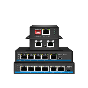 ネットワークPoEエクステンダー250メートル、1ポート10/100Mまたは10/100/1000M Rj45入力1/2/4/5ポート10/100Mまたは10/100/1000M Rj45出力 - Product Image 1