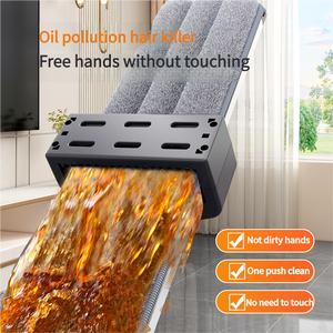 Venda quente Wash Flat <span class=keywords><strong>Mop</strong></span> Set Espremedor <span class=keywords><strong>Mop</strong></span> Com Balde De Limpeza Doméstico Piso Absorvente <span class=keywords><strong>Mop</strong></span> Balde Set - Product Image 2